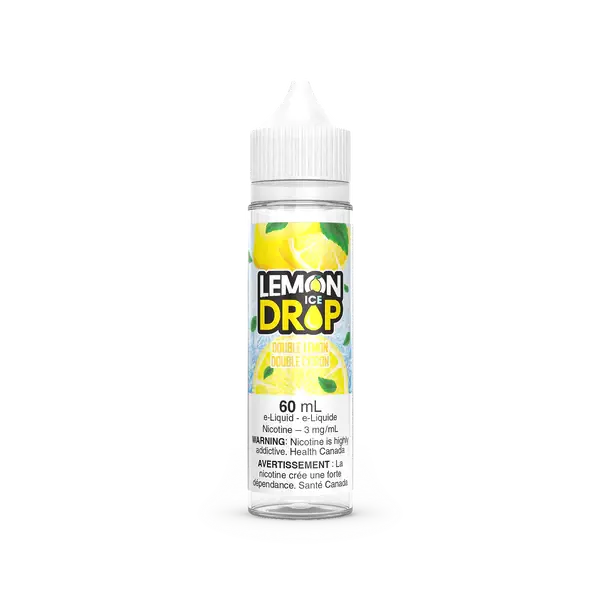 Double Lemon - Lemon Drop ICE - 60ml - FREE BASE - E-Liquid - Orleans Vape