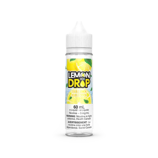 Double Lemon - Lemon Drop ICE - 60ml - FREE BASE - E-Liquid - Orleans Vape