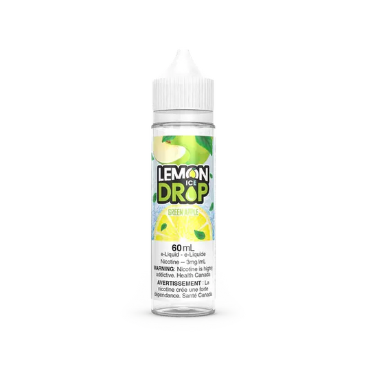 GREEN APPLE - Lemon Drop ICE - 60ml - FREE BASE - E-Liquid - Orleans Vape