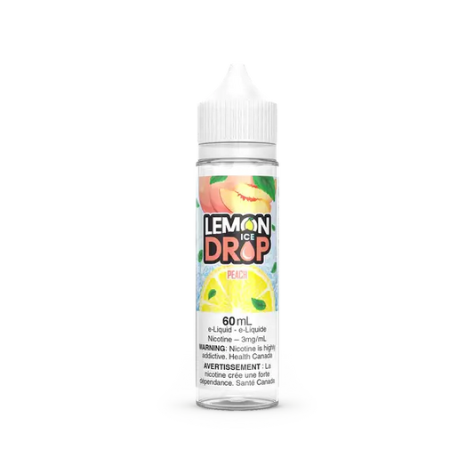 PEACH - Lemon Drop ICE - 60ml - FREE BASE - E-Liquid - Orleans Vape