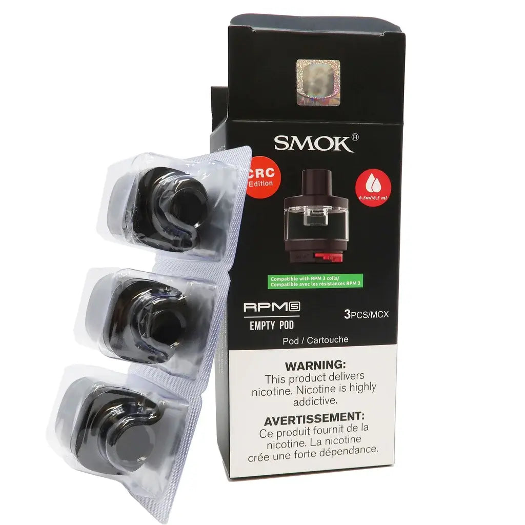 SMOK RPM S Empty POD 6.5 ml CRC Edition 3 pcs Pods - Orleans Vape