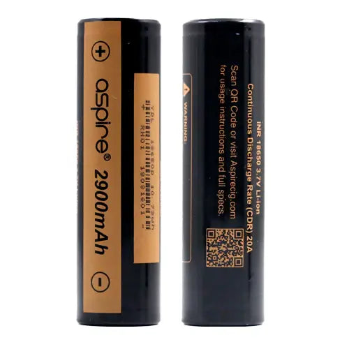 Aspire 18650 Battery 3000mAh (2900mAh) 20A/40A - Orleans Vape