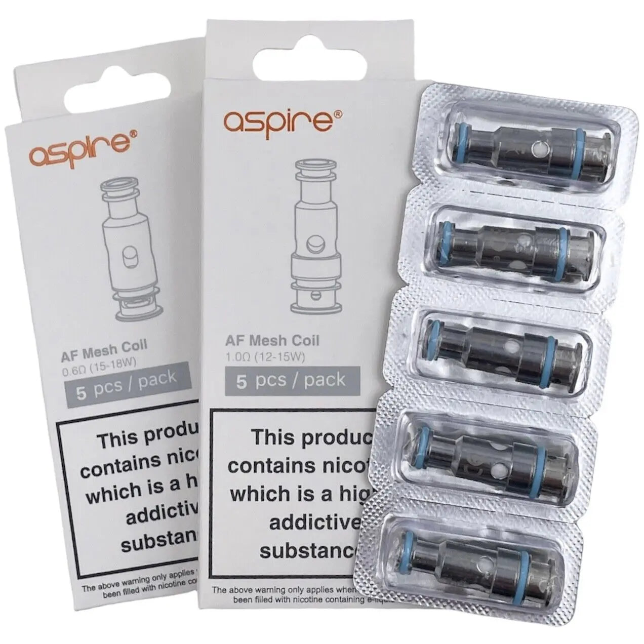 Aspire AF Mesh Coil 0.6/1.0 ohm 5 coils - Orleans Vape